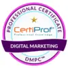 Digital Marketing Professional Certificate - DMPC certified badge